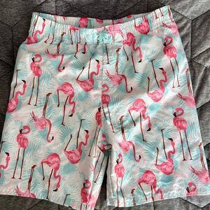 Boys Swim Trunk - Flamingo 🦩